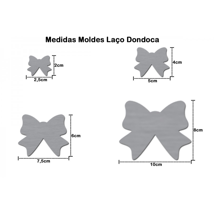 Molde Laço Dondoca
